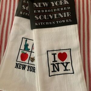 New York Souvenir Kitchen Towels Set of 2
